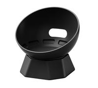 Tiardey Desk Stand, Tabletop Liquid Silicone Mount for Echo Dot (4th and 5th Gen), Perfect for Home Office or Living Room (Black)