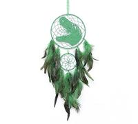 Tiardey Dinosaur Dream Catcher Handmade Feather Dreamcatcher Feathers Wall Hanging Ornament Gift for Bedroom