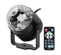 Tiardey Disco Lights, Mini Disco Ball LED Party Lamp Music Controlled Disco DJ 360° Rotating Ball Lights