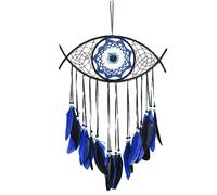 Tiardey Evil eye dream catcher lucky charm dream catcher eye Handmade Feather Wall Decor Home Ornaments
