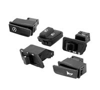 Tiardey Headlight Switch Kit 5Pcs Motorcycle Starter Horn Button Switch High Low Beam Turn Signal Button Kit for Motorcycles Universal Fit for Motorbike