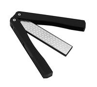 Tiardey Knife Sharpeners,400/600 Grit Folding Pocket Diamond Whetstone, Handheld Double Sided Sharpening Stone for Outdoor Camping Kitchen Garden