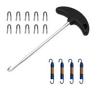 Tiardey Motorcycle Exhaust Stainless Steel Color Spring kit for Puller Installer Hook Tool with Exhaust Pipe - 75/50mm Spring