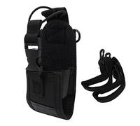 Tiardey MSC-20D Walkie Talkie Two Way Radio Holder Holster, Portable Walkie Talkie Nylon Belt Case Bag with Adjustable Shoulder Strap
