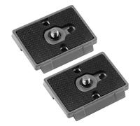 Tiardey Quick Release Plate 1/4" Screw Compatible with Manfrotto 200PL-14 Camera Tripod Head (Pack of 2)