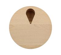 Tiardey Round 7 Day Wooden Medicine Box Reusable Tablet Box Pill Box with Lid