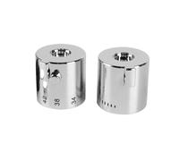 Tiardey Shower Control Handle 1 Pair Water Control Handle Shower Temperature Control Handle Knob Chrome for Bathtub Shower