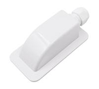 Tiardey Single Hole ABS Connector Cable Entry Plate for All Cable Types 5 to 10 mm?, Fit for Solar Photovoltaic Panels,RV,Caravan,Boat,Yachts,Roof - White