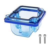 Tiardey Universal Motorcycle power Carburetor Transparent Bottom Cover For Engine Dirt Pit Bike Motocross Motorcycle Scooter ATV PWK KSR EVO - Blue
