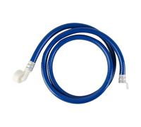 Tiardey Universal Washing Machine Inlet Hose 1.5m - Heavy Duty Cold Water Supply Tube With 6-Point 90° And Straight Connectors Explosion-Proof For European Appliances