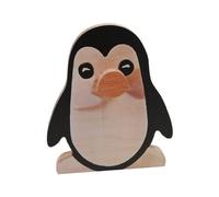 Tiardey Wood Eyeglass Stand Creative Animal Shape Glasses Holder Sunglasses Display Rack Office Decoration Desktop Glasses Holder -Penguin