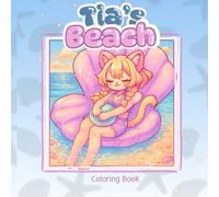Tia's Beach Vibes - An Adult Coloring Book with Detailed Designs - Comfy & Cozy - Thick Black Lines - Relaxing