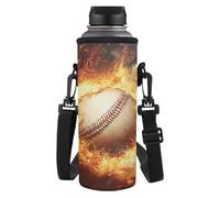 Tiasarato Baseball Burning Carrier for Water Bottle When Walking Lightweight Adjustable Strap Sleeve Bag Insulated Cold Drink Protector Men Jogging Fitness Accessories