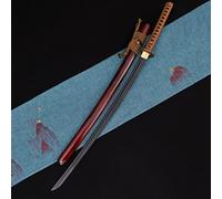 TIAYKO 103cm Natural Wooden Training Samurai Sword With Sheath,Japanese Katana,Handmade Bokken For Gifts,Cosplay,Home Decor,Collect Display,Kendo Training,Iaido Practice