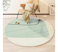 TIAYKO Round Rug Mat,Thick Area Rugs - Soft Large Rug Decor Carpet,Dressing Chair Bedside Blanket Hanging Basket Round Floor Carpets Mats