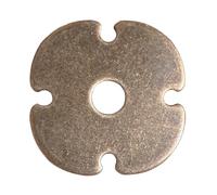 Tiazza 10Pcs Brass Backplate Washers Classical Furniture Decoration Gasket Brass Hardware Accessories (Bronze, Circle-29mm)