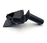 Tib Bar with Ankle Strap, Tibialis Trainer for Ankle Strength & Knee Pain Relief, Solo Foot Calf Raise Machine for Home Gym, Calisthenics Equipment (25mm)