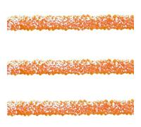 Tibaoffy 30mm Wide Prismatic Orange Sequin Trim Ribbon - 10 Yard Bling Craft Fabric for DIY Sewing, Costume Design, Party Decor