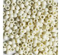 Tibaoffy Crafts Beige Beads 6x9mm,Pony Beads Total About 1000pcs