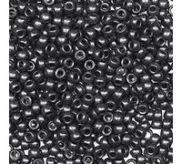 Tibaoffy Crafts Black Beads 6x9mm,Pony Beads Total About 1000pcs