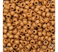 Tibaoffy Crafts Coffee Beads 6x9mm,Pony Beads Total About 1000pcs