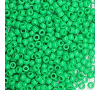 Tibaoffy Crafts Green Beads 6x9mm,Pony Beads Total About 1000pcs