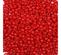 Tibaoffy Crafts Red Beads 6x9mm,Pony Beads Total About 1000pcs