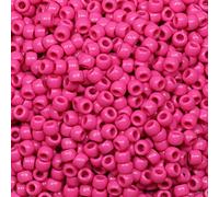Tibaoffy Crafts Rose Red Beads 6x9mm,Pony Beads Total About 1000pcs
