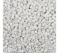 Tibaoffy Crafts White Beads 6x9mm,Pony Beads Total About 1000pcs