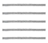 Tibaoffy Long 22 Yard Wide 8mm/0.31nch Centipede Ribbon Trim Lace Gimp Braid Decorated Lace for DIY Craft Sewing Fabric, Crafts and Sewing（Silvery）
