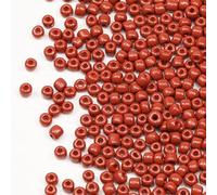 Tibaoffy Size 6/0 Crafts Glass Seed Beads 4mm Coffee Beads for Jewelry Making (Total About 100g About 1200pcs)