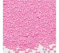 Tibaoffy Size 8/0 Crafts Glass Seed Beads 3mm Pink Beads for Jewelry Making (Total About 100gm About 3600pcs)