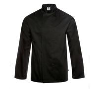 Tibard Long Sleeve Classic Chef Jacket (Black, Extra Small (Chest 30-32"))