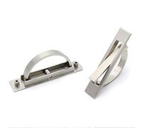 Tiberham Rotation Hidden Handle, 180 Degree Rotating Heavy Duty Metal Pull Handle, Cabinet Cupboard Drawer Handle Hardware (100 mm/4 inches)