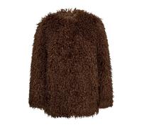 Tibet Fur Jacket - female - Haute L'Amitié - Faux Fur & Shearling Jackets - Brown - M - Jackets M