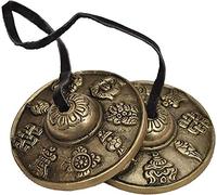 Tibet Imports Tingsha Tibetan Bell Chimes Buddhist Lucky Symbols Medium