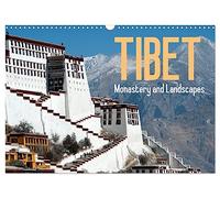 Tibet Monastery and landscapes (Wall Calendar 2026 DIN A3 landscape), CALVENDO 12 Month Wall Calendar: A place to rediscover spirituality