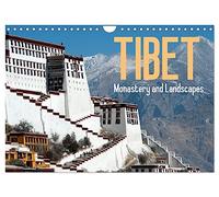 Tibet Monastery and landscapes (Wall Calendar 2027 DIN A4 landscape), CALVENDO 12 Month Wall Calendar: A place to rediscover spirituality