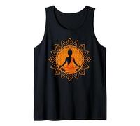 Tibet Monk Meditating Buddha Buddhism Tank Top, Men, Black, XX-Large