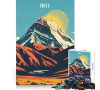 Tibet Mountain Landscape 1000 Piece Jigsaws for Teenagers Puzzle Strong Logic Toy Relaxed Mind Clear Edge Bday Surprise (50x75cm)