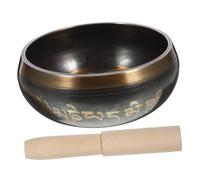 Tibet Singing Bowls Tibetan Meditation Bowl Zen Bowl Prop Etching Tibetan Art Bowl Relaxation Sound Bowl Drumsticks Mutes Copper Singing Bowl Tibetan Bowl Bamboo Nepal Yoga