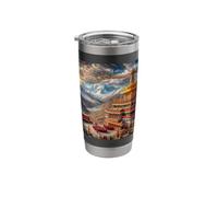 Tibet Tibetan Temple Buddhism Stainless Steel Insulated Tumbler