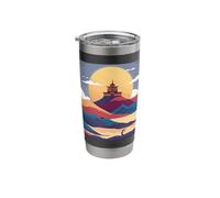 Tibet Tibetan Temple Buddhism Stainless Steel Insulated Tumbler