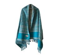 Tibet yak wool shawl perfect for both formal occasions and casual outing enhancing any look. Warm and stylish. Must have addition for your wardrobe.(1436 Aqua blue)