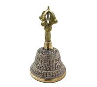 Tibetan Artisans Large Tingsha Bell, Brass, TTB-07, 7.5x13 cm, 275g