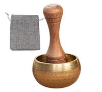 Tibetan Bowl - Mindfulness Sound Bowl, Complete Set of Singing Accessories and Meditative Harmonization | Spiritual Bowl for Yoga, Stress and Concentration, Instrument a