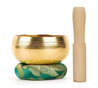 Tibetan Bowl Set With Mallet And Cushion Singing Bowls For Meditation Yoga Chanting Sound Healing Hand Beaten In Nepal (Color : 8cm-01)