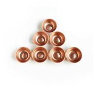 Tibetan Buddhism Copper Offering Bowls, 47mm x 15mm, Set of 7, Meditation Ritual