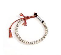 Tibetan Buddhist Cotton Thread Lucky Knots Natural Bodhi Beads Carved Amulet Handmade for Men