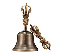 Tibetan Buddhist Meditation Bell And Dorje Set, Can Be Hand Bells For Mass, Home Decorations, Altar Accessories, Ritual Items, Or Even As Dinner Bells To Bring Everyone In The Family To The Table